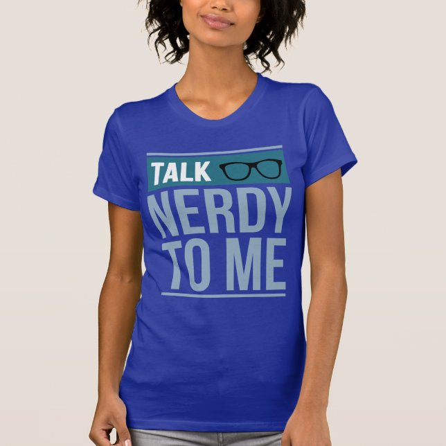 T-shirts conversa nerdy a mim (Frente)