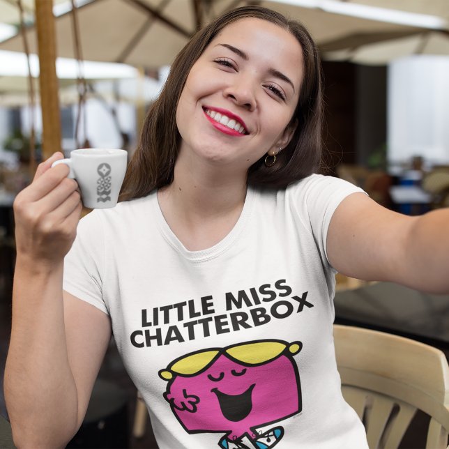 T-shirts Conversando Com A Pequena Miss Chatterbox (Person wearing shirt)