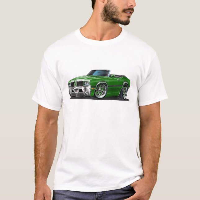 T-shirts Convertible do verde do cutelo dos velhos (Frente)