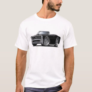 T-shirts Convertible preto de 1965 GTO
