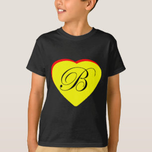 T-shirts Convite De Casamento Coração Vermelho Amarelo B O