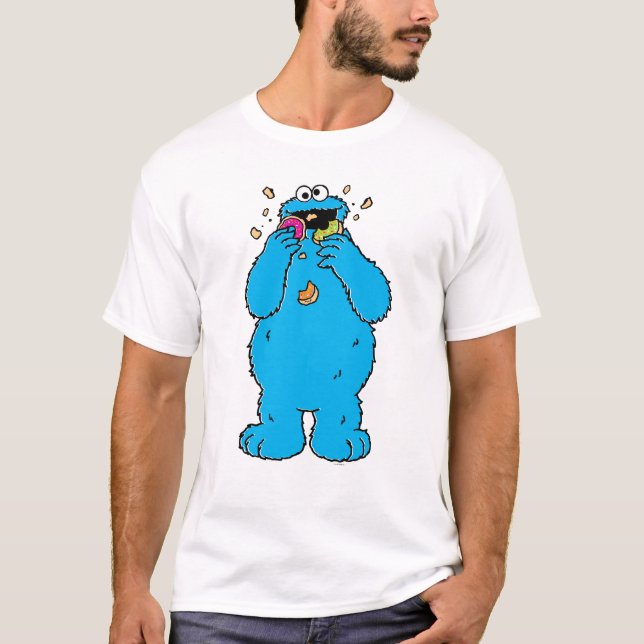 T-shirts Cookie MonsterDonut Destroyer 2 (Frente)