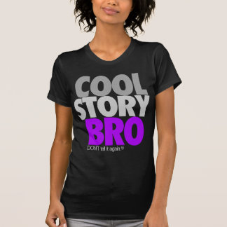 T-shirts Cool Story Bro (Purple)