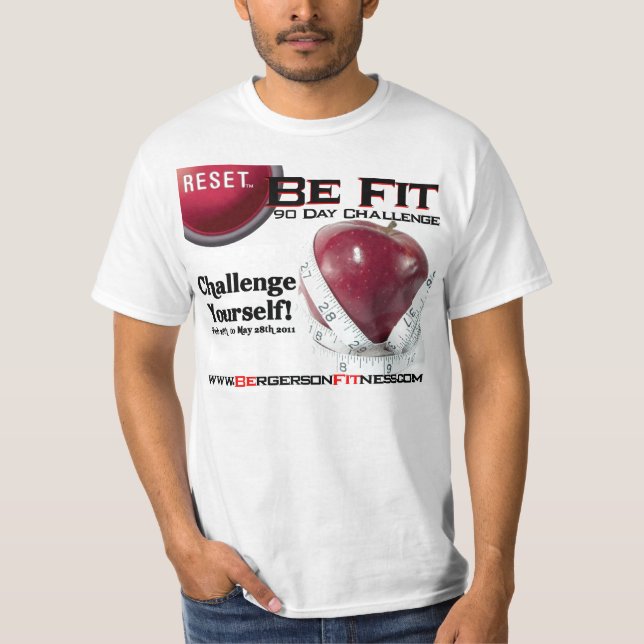 T-shirts Cópia de BeFitChallengeTShirt (Frente)