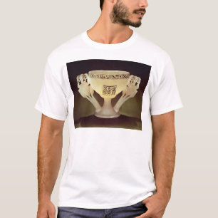 T-shirts Copo de bebendo sob a forma do metade-aberto