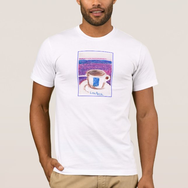 T-shirts copo de café do lavazza (Frente)