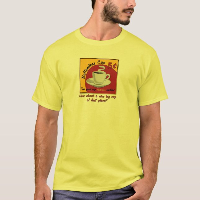 T-shirts Copo grande do último lugar (Frente)