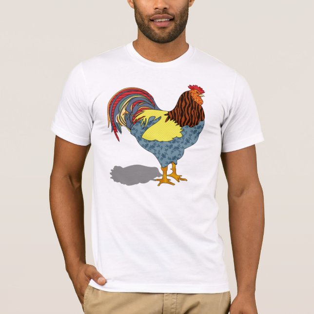 T-shirts Coq acolchoado francês (Frente)
