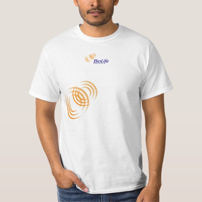T-shirts cor, anéis (Frente)