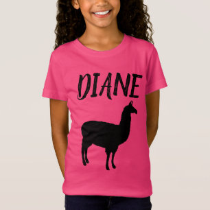 T-Shirts cor-de-rosa das MENINAS PERSONALIZADAS DO