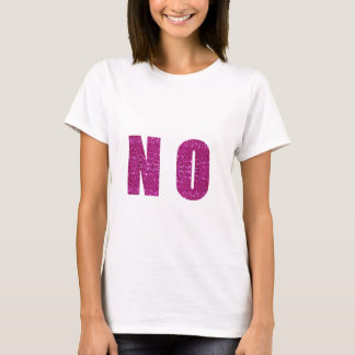 T-shirts cor-de-rosa sequenciado