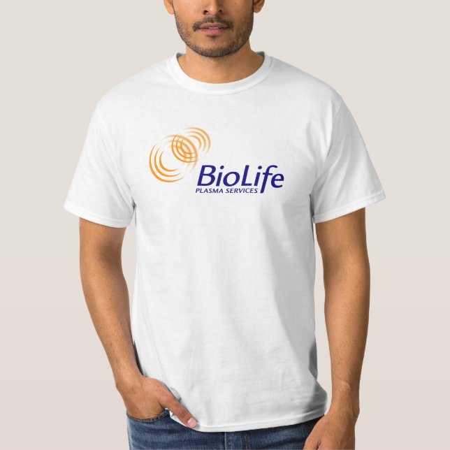 T-shirts cor do biolife (Frente)