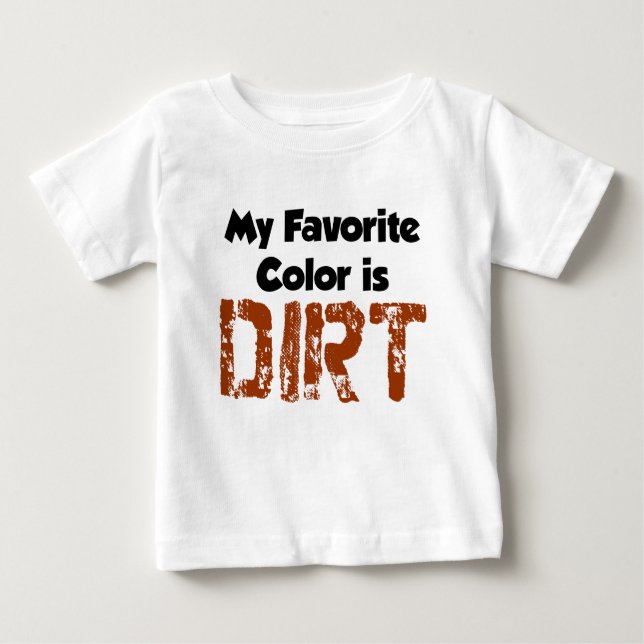 T-shirts Cor Favorita É Sujeira (Frente)
