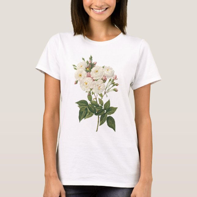T-shirts cora o noisette aumentou (noisettiana de Rosa) por (Frente)
