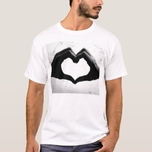 T-shirts coração