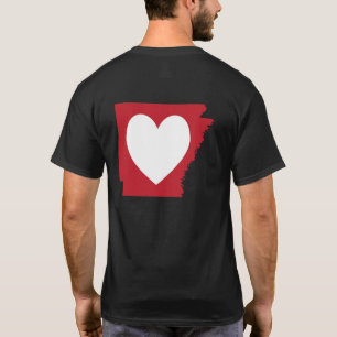 T-shirts Coração Arkansas