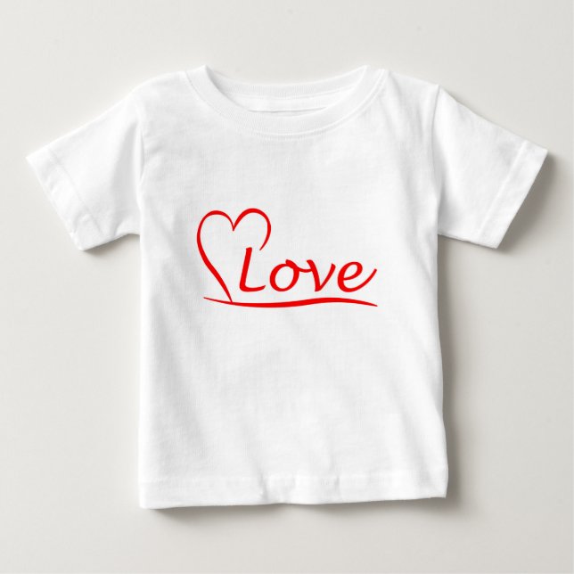 T-shirts Coração com amor (Frente)