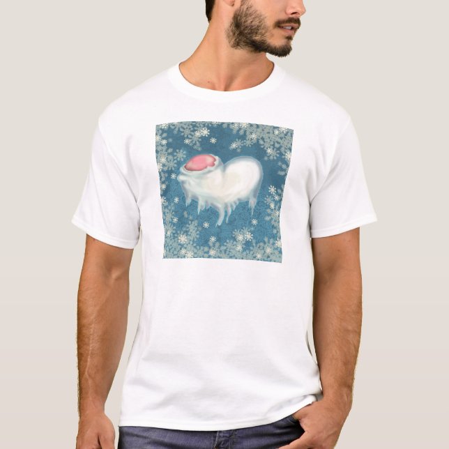 T-shirts Coração congelado (Frente)