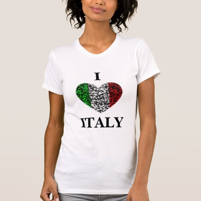 T-shirts Coração de Italia (Frente)