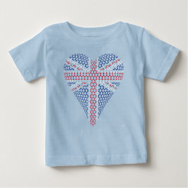 T-shirts Coração de Union Jack