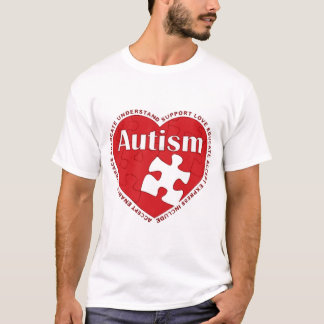 T-shirts Coração do autismo