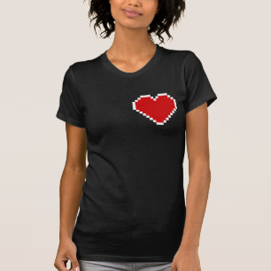 T-shirts Coração do Gamer