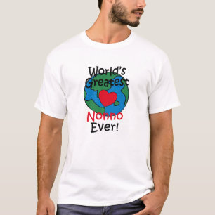 T-shirts Coração do Melhor Nonno do Mundo