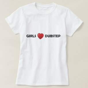 T-shirts Coração Dubstep de Girsl