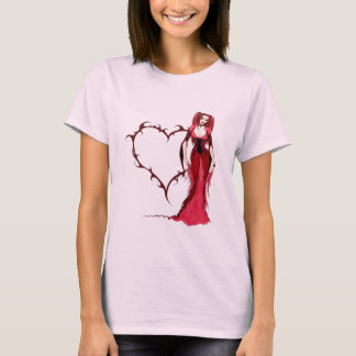 T-shirts Coração gótico