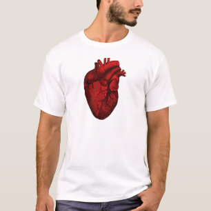 T-shirts Coração humano anatômico