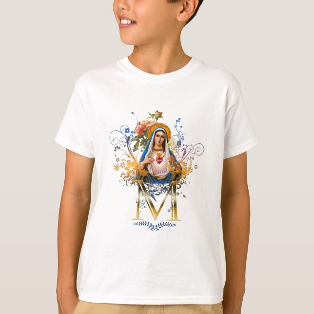 T-shirts Coração Imaculado de Maria (Frente)