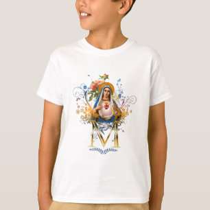 T-shirts Coração imaculado de Mary