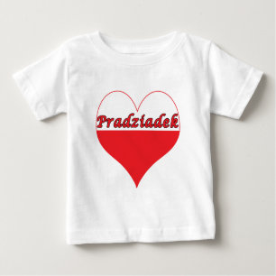 T-shirts Coração polonês de Pradziadek