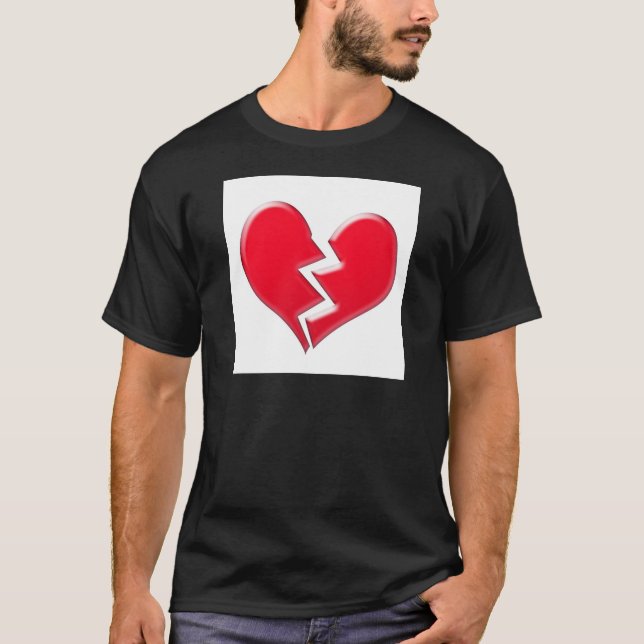 T-shirts Coração quebrado (Frente)