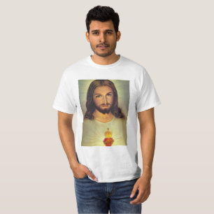 T-shirts Coração sagrado de Jesus