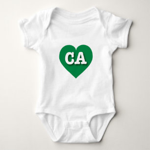 T-shirts Coração Verde da Califórnia - Grande Amor