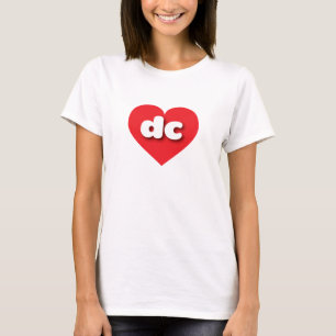 T-shirts Coração Vermelho DC - amor