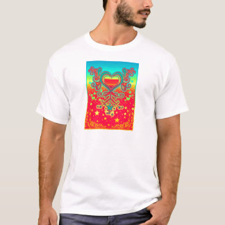 T-shirts corações