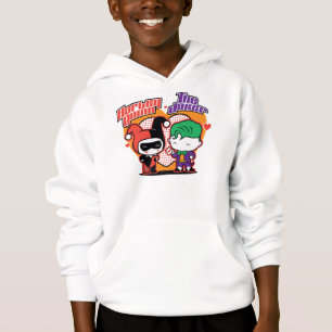 T-shirts Corações de Chibi Harley Quinn e Chibi
