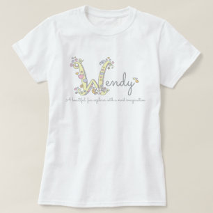 T-shirts Corações de significado conhecidos do monograma 
