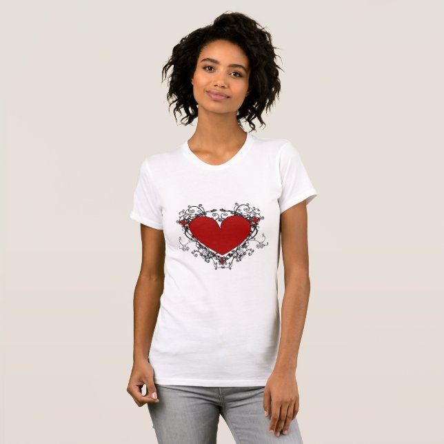 T-shirts Corações de Videira (Frente Completa)