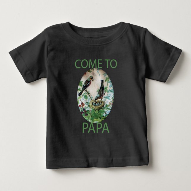 T-shirts Corações Famintos: Papai tem Comida! (Frente)