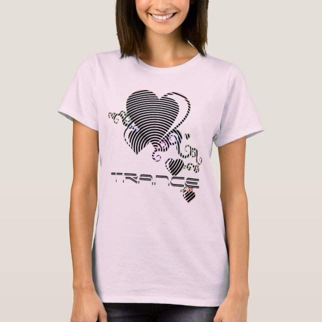 T-shirts Corações rabugentos. (Frente)
