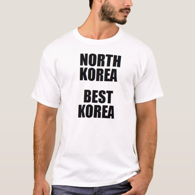 T-SHIRTS COREIA DO NORTE, A MELHOR COREIA (Frente)