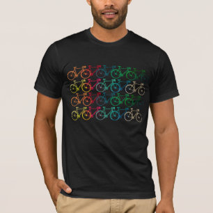 T-shirts cores Bikes na linha