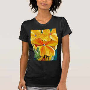T-shirts Cores d'água originais de Wallflower art floral