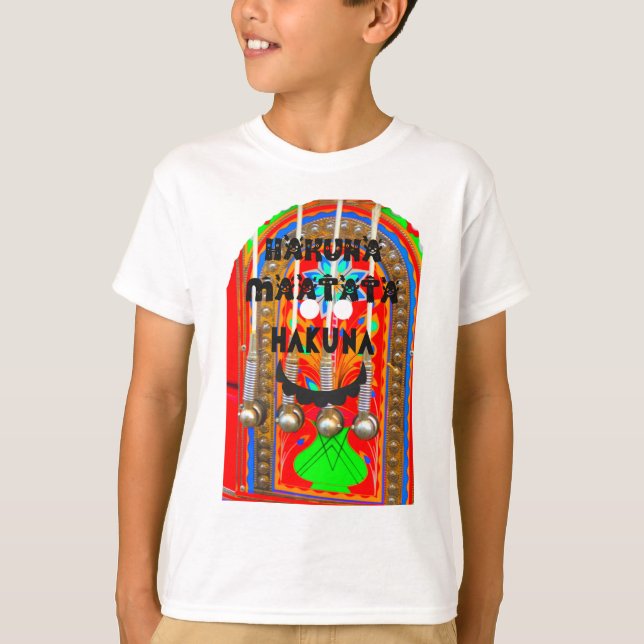 T-shirts Cores do Carnaval do Samba Hakuna Matata blings.pn (Frente)