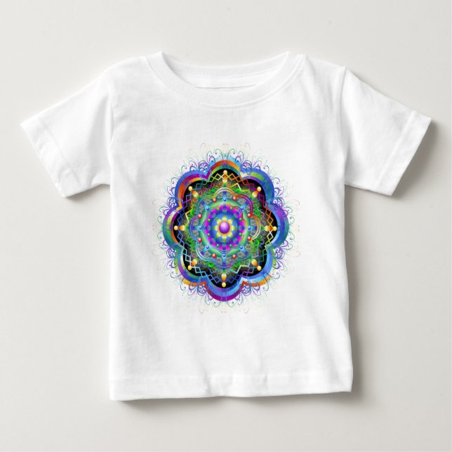 T-shirts Cores do Universo Mandala (Frente)