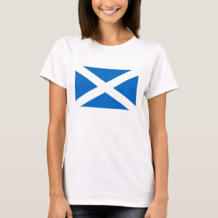 T-shirts Cores transversais escocesas de Scotland