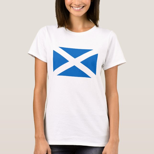 T-shirts Cores transversais escocesas de Scotland (Frente)
